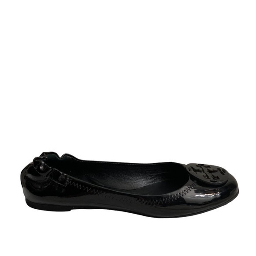 Tory Burch black patent leather ballet ballerina flats
